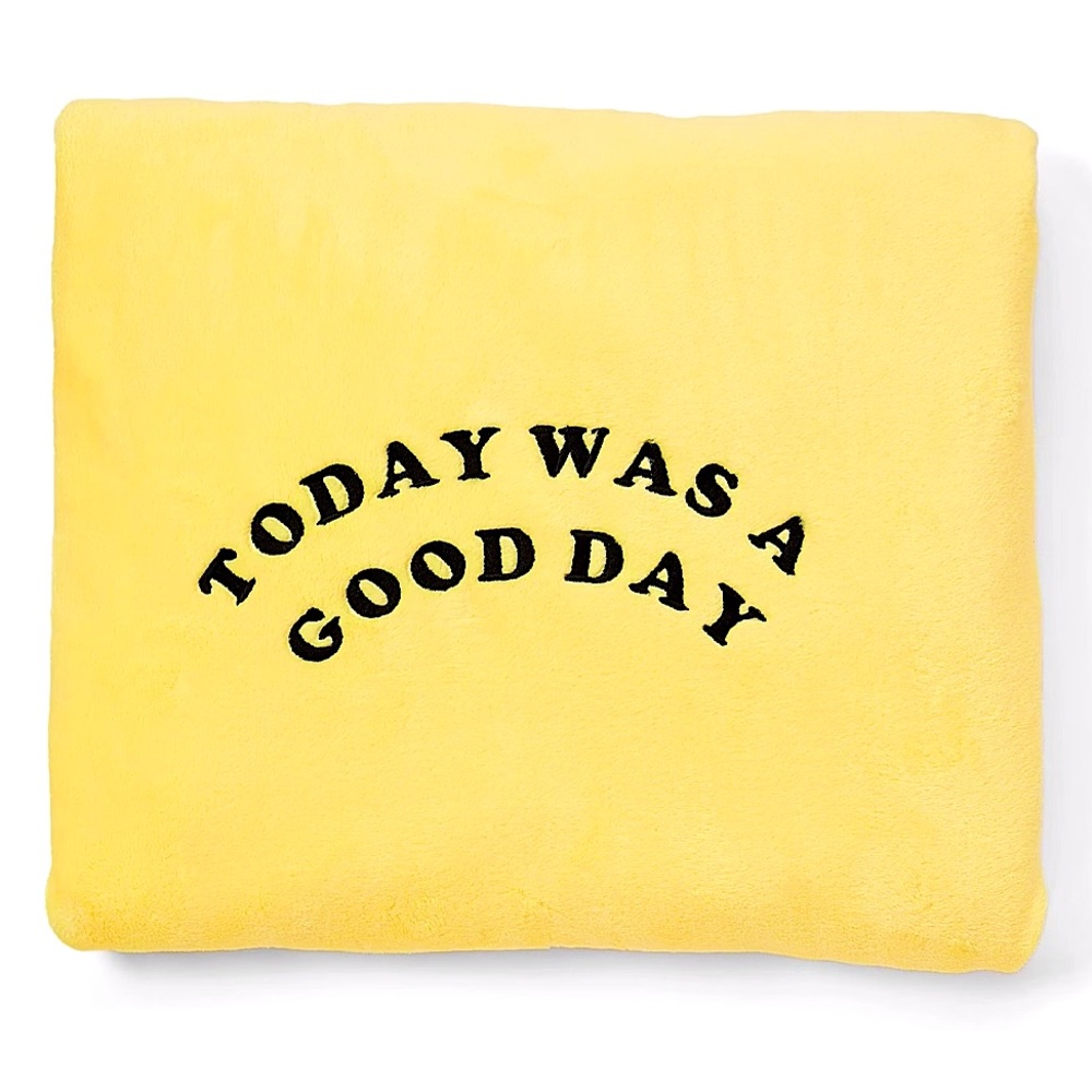 NEW Cocus Pocus Today Was A Good Day Embroidery BLANKET THROW
